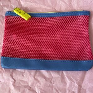 ISPY glam bag pink and purple with Love zipper